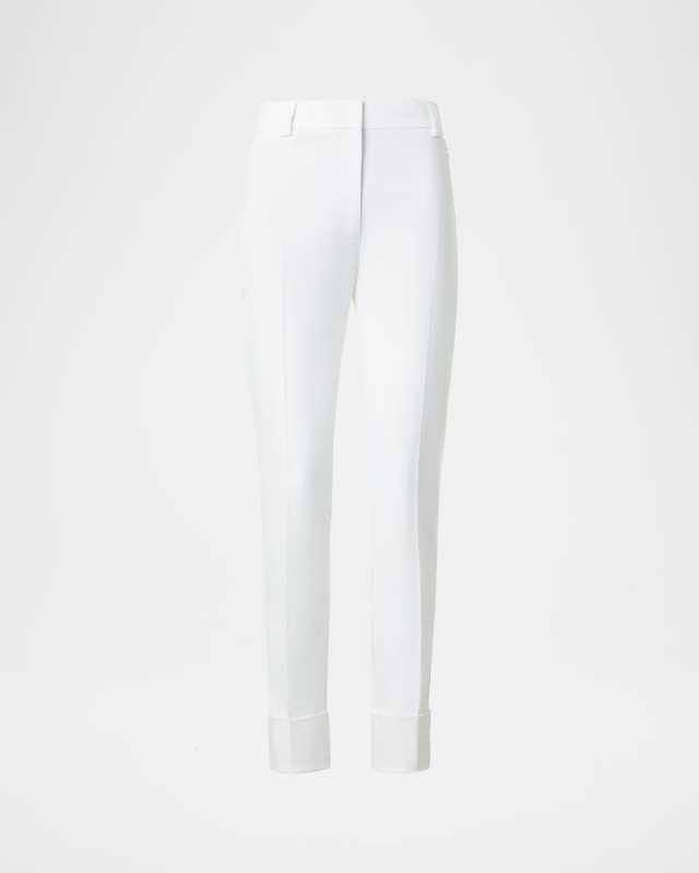 Maxima Cotton Denim Stretch Cropped Pants
